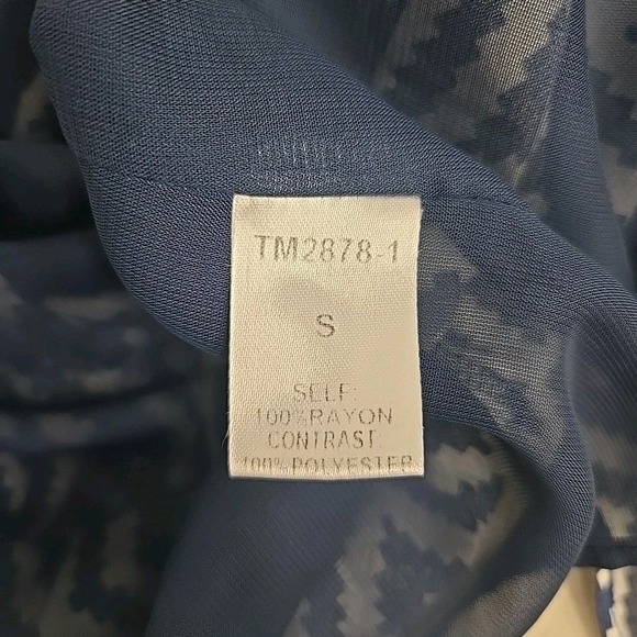 THML Dress Women's Small Navy‎ White Tribal Print Maxi Sleeveless Boho Orange - Picture 11 of 11